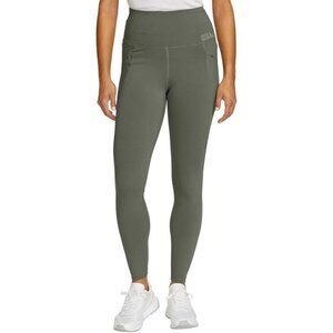 NWOT Eddie Bauer Women's XL High Rise Olive Green Trail Leggings